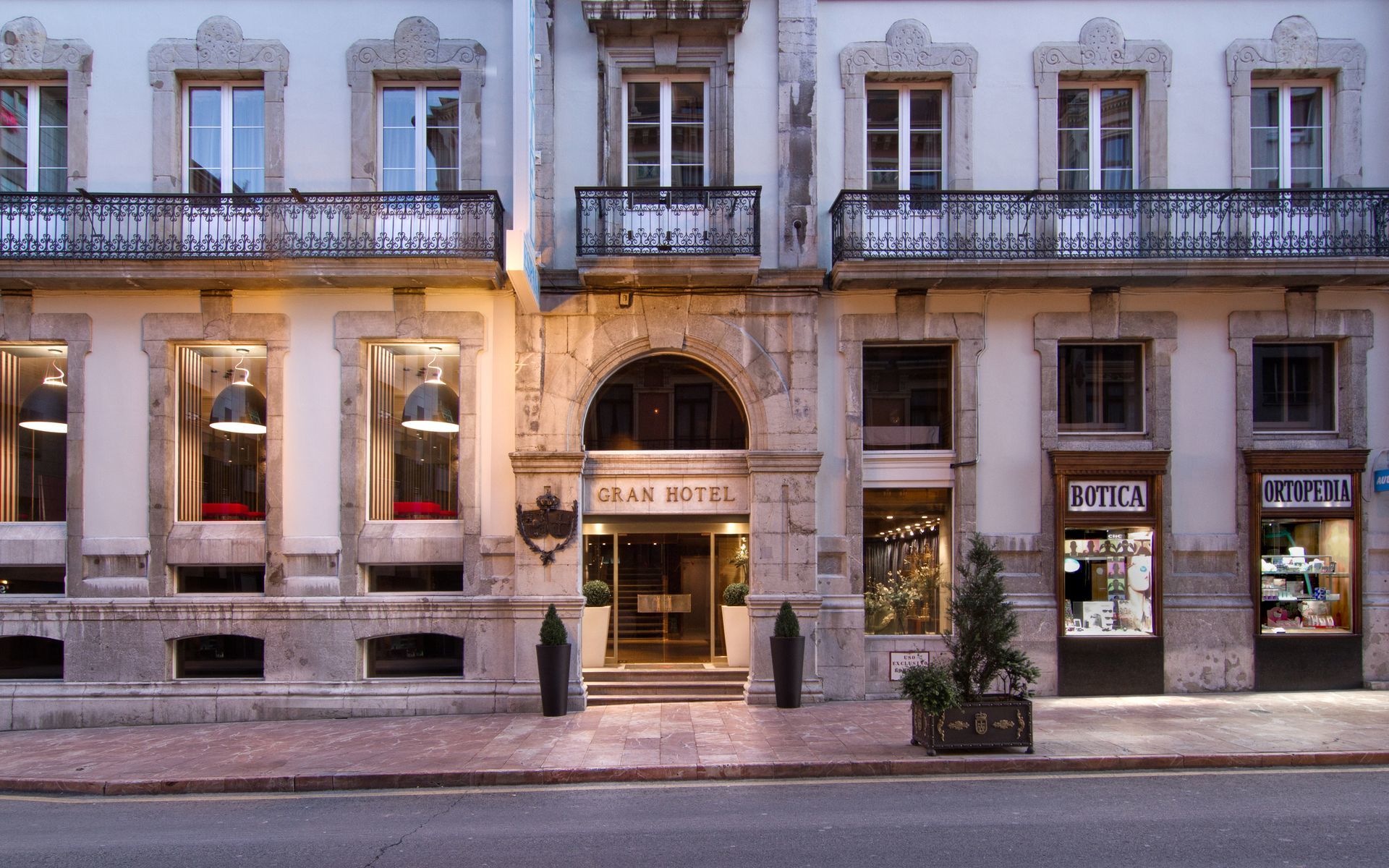 Gran Hotel Espana Oviedo Luaran gambar
